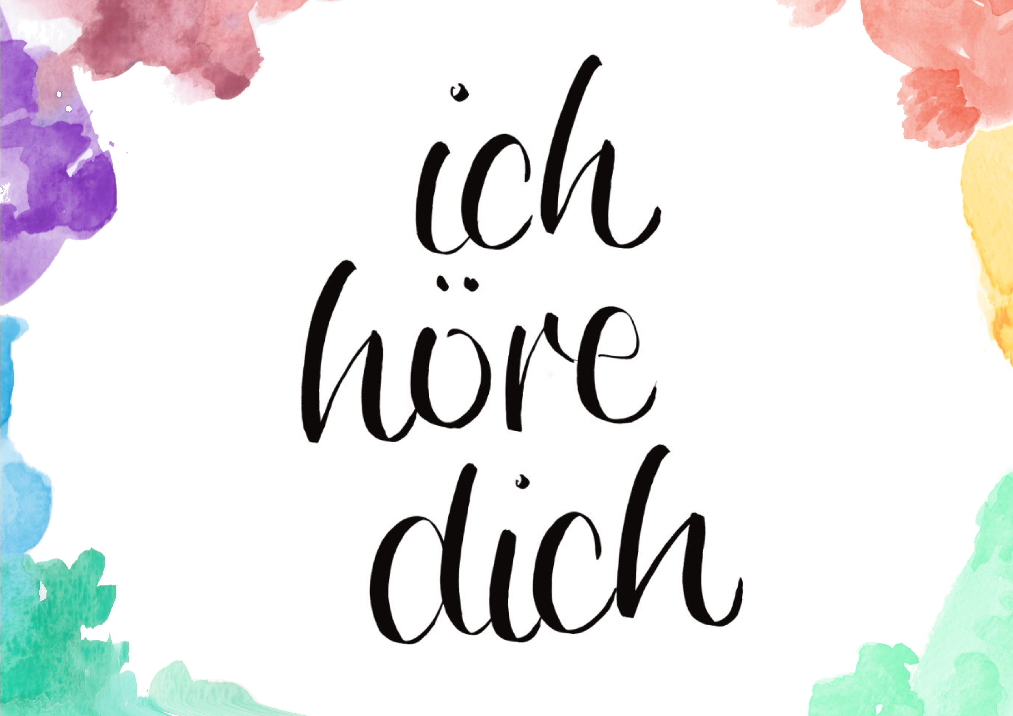 Ich höre dich
